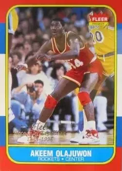 1996-97 Fleer - Decade of Excellence #14 Hakeem Olajuwon