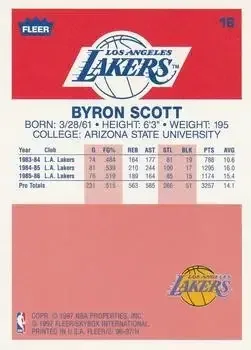 Back of Byron Scott