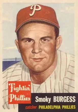 1953 Topps #10b Forrest Burgess