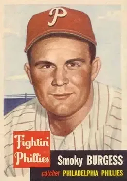 1953 Topps #10b Forrest Burgess