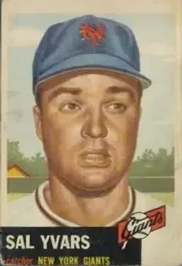 1953 Topps #11 Sal Yvars