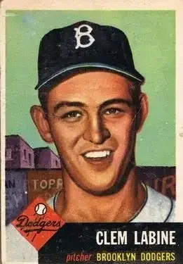 1953 Topps #14 Clem Labine