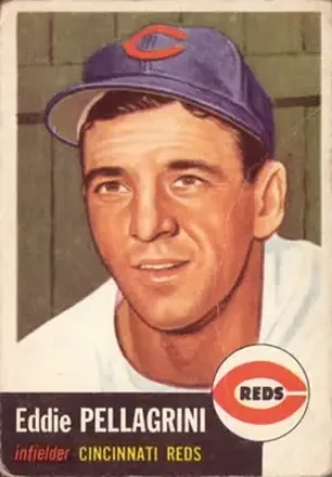 1953 Topps #28 Eddie Pellagrini