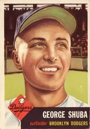 1953 Topps #34 George Shuba
