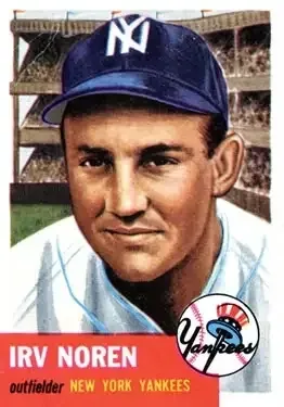 1953 Topps #35 Irv Noren