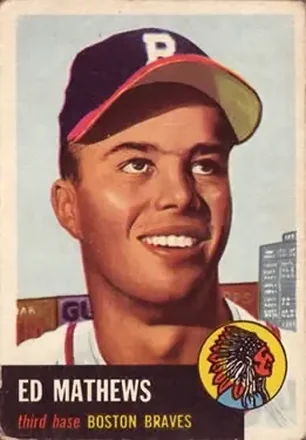 1953 Topps #37 Ed Mathews