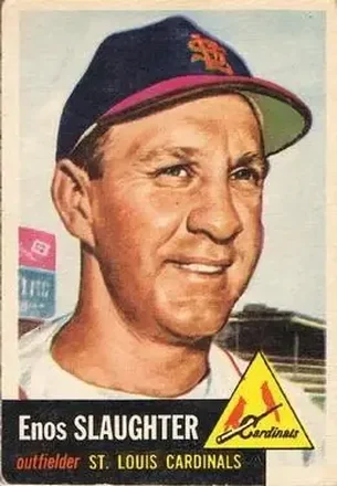 1953 Topps #41 Enos Slaughter