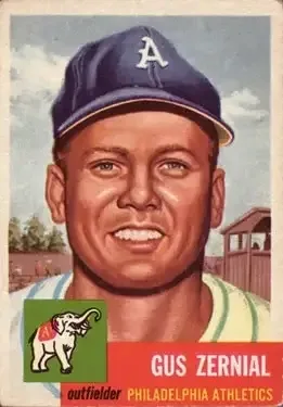1953 Topps #42 Gus Zernial