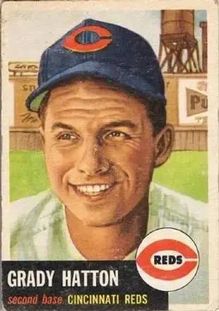 1953 Topps #45 Grady Hatton