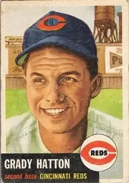 1953 Topps #45 Grady Hatton
