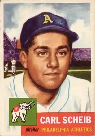 1953 Topps #57 Carl Scheib