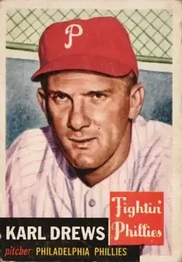 1953 Topps #59 Karl Drews