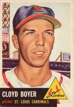1953 Topps #60 Cloyd Boyer