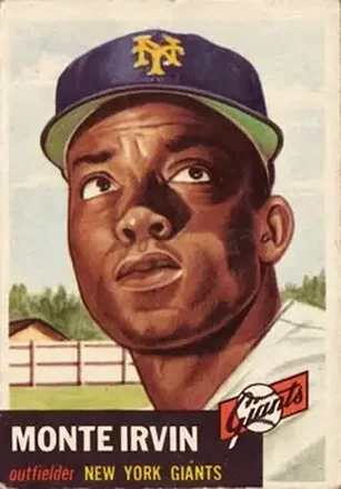 1953 Topps #62 Monte Irvin