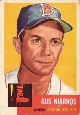 1953 Topps #63 Gus Niarhos