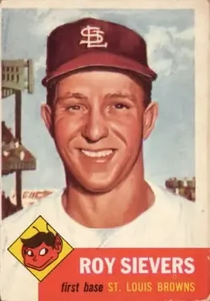 1953 Topps #67 Roy Sievers