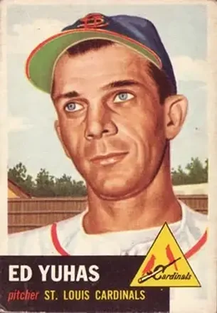 1953 Topps #70 Eddie Yuhas