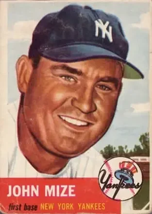 1953 Topps #77 Johnny Mize