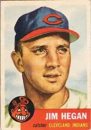 1953 Topps #80 Jim Hegan