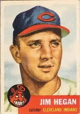 1953 Topps #80 Jim Hegan
