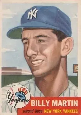 1953 Topps #86b Billy Martin