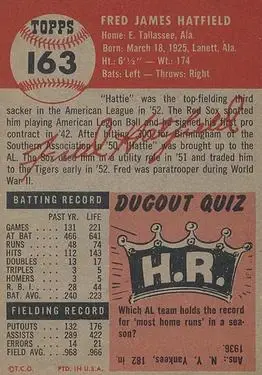 Back of Fred Hatfield