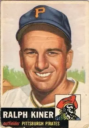 1953 Topps #191 Ralph Kiner