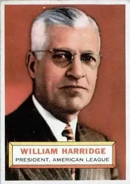 1956 Topps #1b Will Harridge