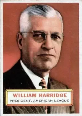 1956 Topps #1b Will Harridge