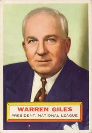1956 Topps #2a Warren Giles