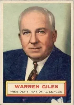 1956 Topps #2b Warren Giles