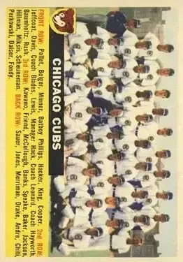 1956 Topps #11c Cubs
