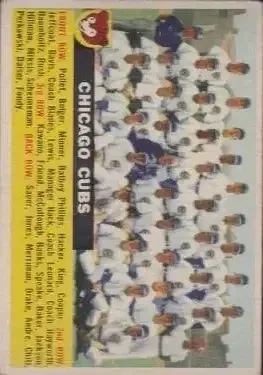 1956 Topps #11d Cubs
