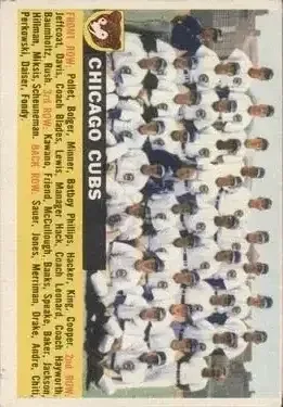 1956 Topps #11f Cubs