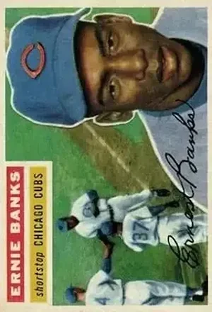 1956 Topps #15b Ernie Banks