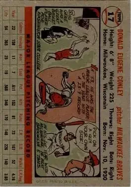 Back of Gene Conley