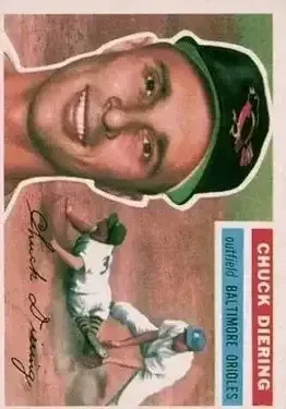 1956 Topps #19b Charles Diering