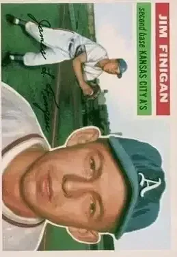 1956 Topps #22b Jim Finigan