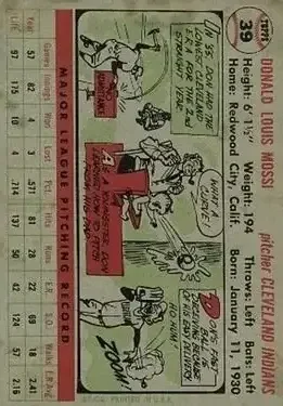 Back of Don Mossi