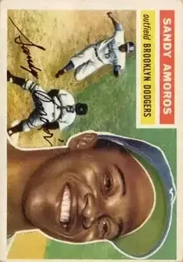1956 Topps #42b Sandy Amoros