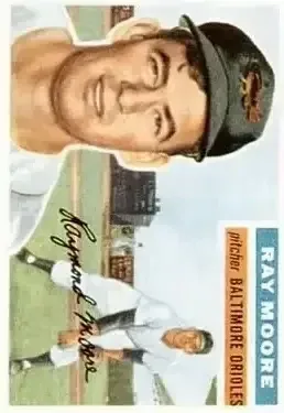 1956 Topps #43b Ray Moore