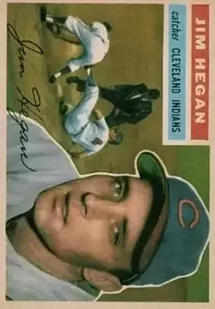 1956 Topps #48b Jim Hegan