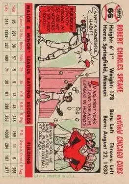 Back of Bob Speake