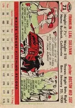 Back of Frank Sullivan