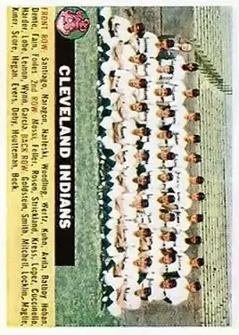 1956 Topps #85 - Card #85 - Cleveland Indians - Front