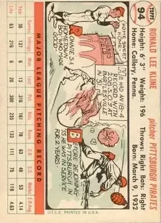 Reverso de Ronnie Kline