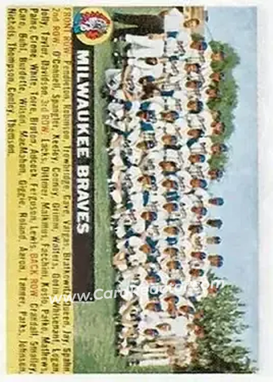 Front of Braves