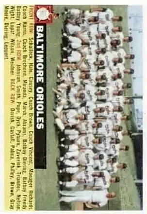 1956 Topps #100f Orioles