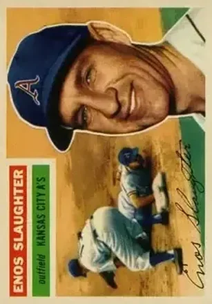 1956 Topps #109b Enos Slaughter