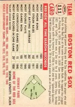 Back of Sox